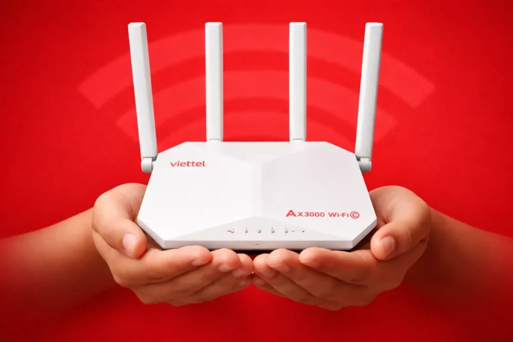 ban tay nang modem wifi